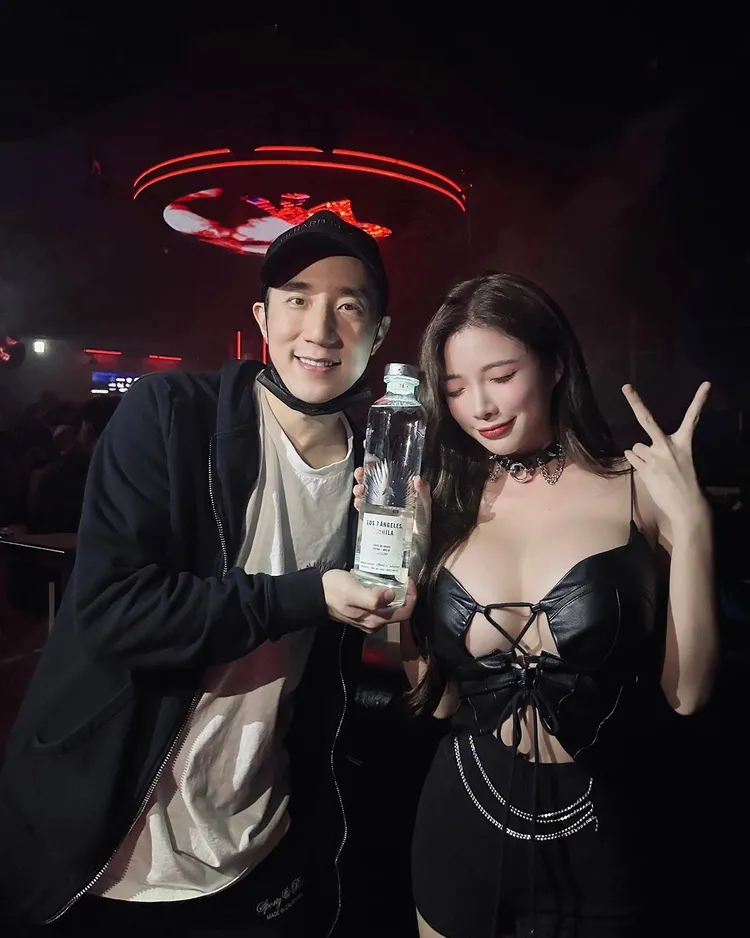 房祖名和藍星蕾合照曝光後，引起熱議。翻攝藍星蕾IG