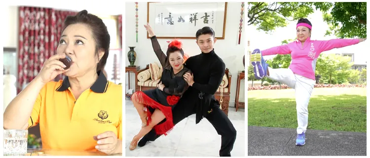 白冰冰表示，如果骨頭不勇，平衡不好，很容易跌倒，現在有它讓我吃了很放心、動的時候很很安心，現在她不管跑步、騎馬、跳國標舞、甚至跳高難度的彈跳床，完全沒問題。