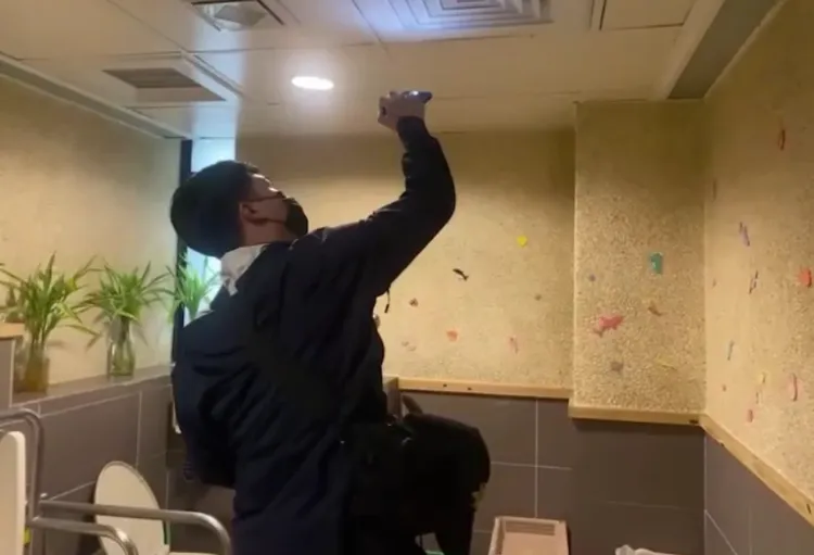 國圖內並未發現爆裂物。翻攝畫面