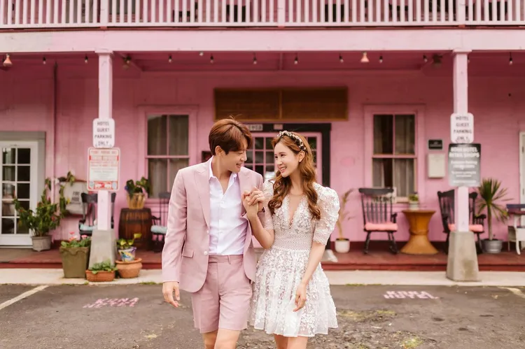 SE7EN（左）、李多海愛情長跑8年修成正果。翻攝李多海IG