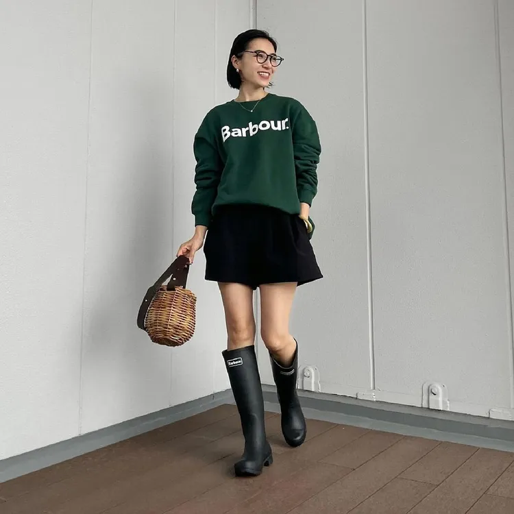 Bede長筒雨靴，4700元。翻攝barbourjapan IG