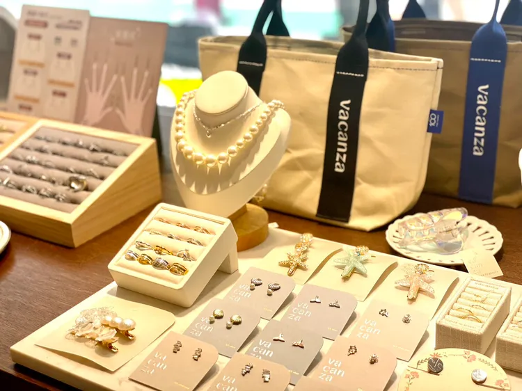 vacanza全系列飾品都能在假期咖啡町Café in vacanza找到。曾仲葳攝