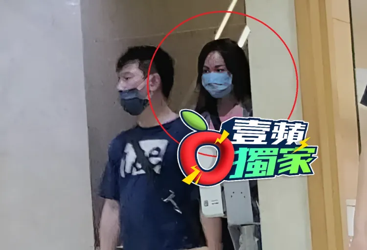 蕭里在台灣的女性密友，昨天被檢察官約談到案。呂志明攝