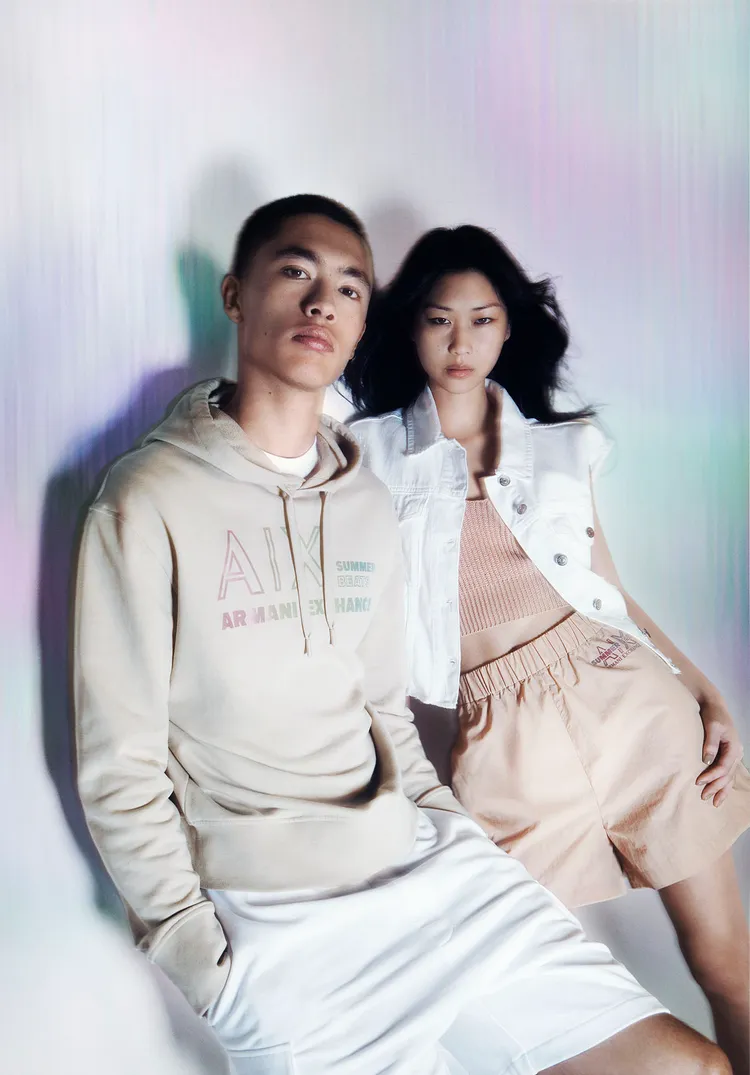 A|X Armani Exchange 2023春夏系列形象廣告。品牌提供