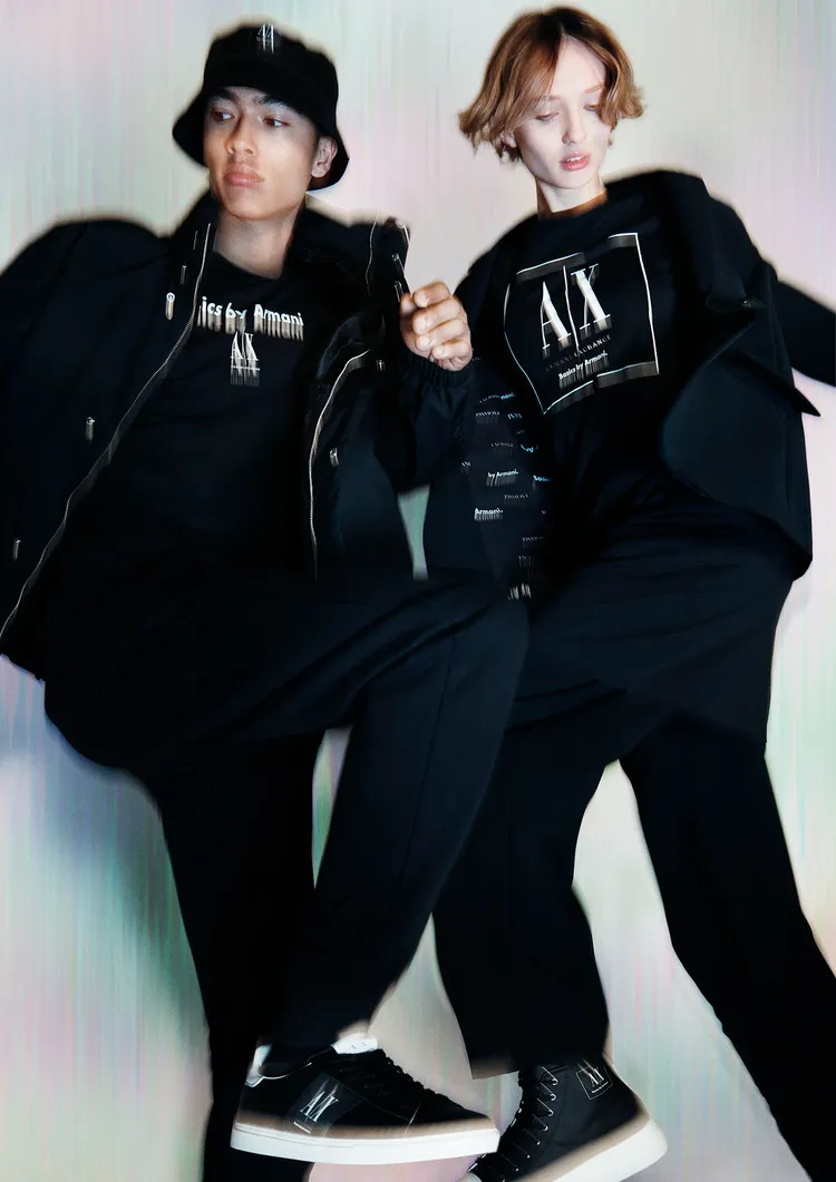 A|X Armani Exchange 2023春夏系列形象廣告。品牌提供