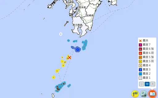 日本鹿兒島地震 規模5.1