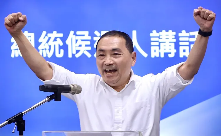 侯友宜昨天正式獲國民黨提名參選下屆總統。資料照片