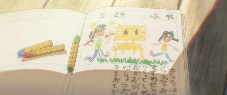 鈴芽幼年時寫下生日是5月24日。車庫娛樂提供