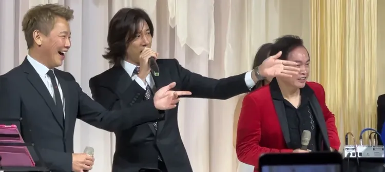 陶喆、王力宏及康康都在場。翻攝黑人IG