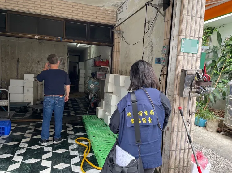 衛生局派員稽查。衛生局提供
