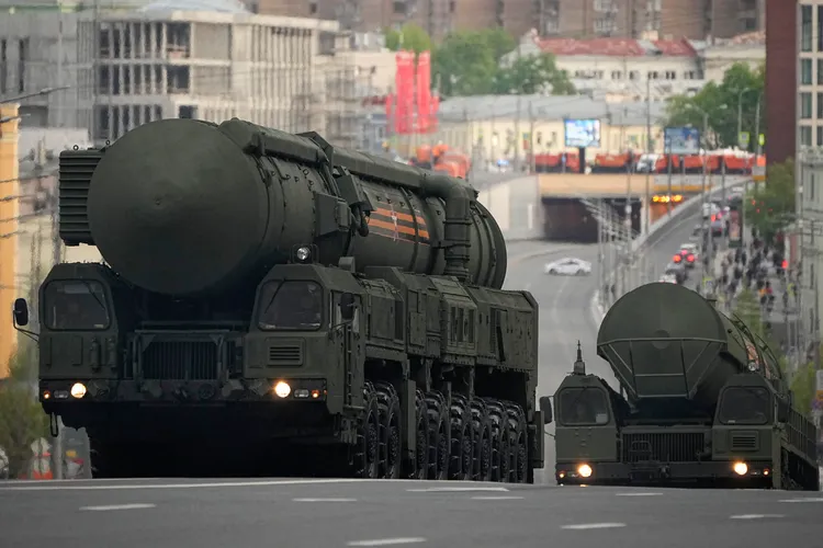 俄國RS-24洲際彈道飛彈將參加勝利日遊行。美聯社