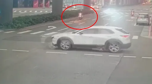 快車道逆向鬼切！男大生瘋狂騎車法　警攔查竟是酒駕上銬送辦