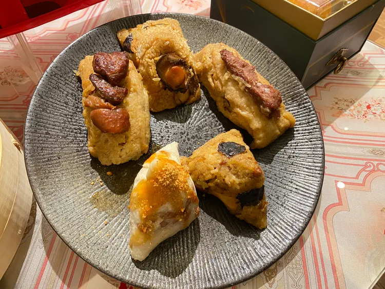 「米其林必比登推薦好粽禮盒」990元。陳怡文攝