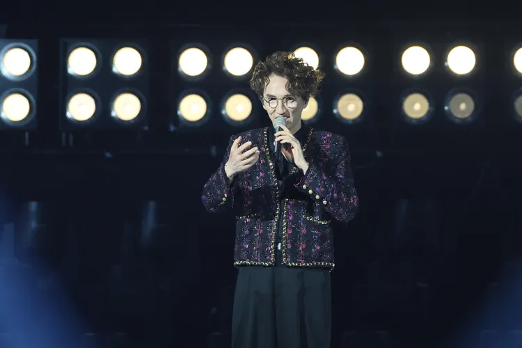 林志炫二度攻蛋，吸引１萬名樂迷朝聖。鄭孟晃攝