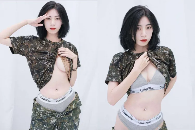 內內一夕之間成為名人，尤其她天然姣好身材，讓網友們讚不絕口。