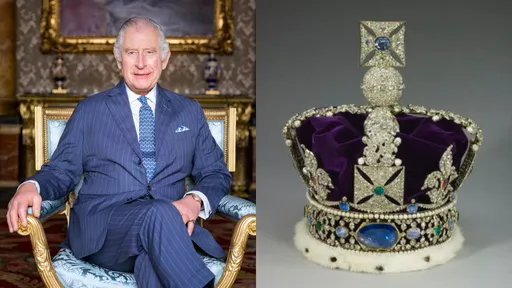 英王查理加冕倒计时! 1.28公斤皇冠镶317克拉大钻石还有4世纪前珍珠