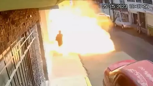 路過麵包店「被氣爆炸飛了」　監視器揭露駭人瞬間