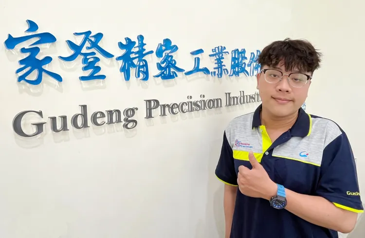 畢業生蔡朋煬參加雙軌直說很受用。王志弘攝