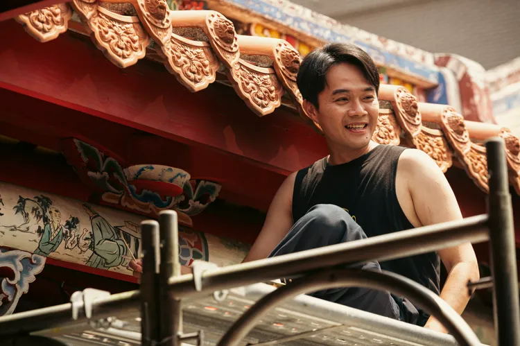 主持人柯大堡首次演戲。公視台語台提供