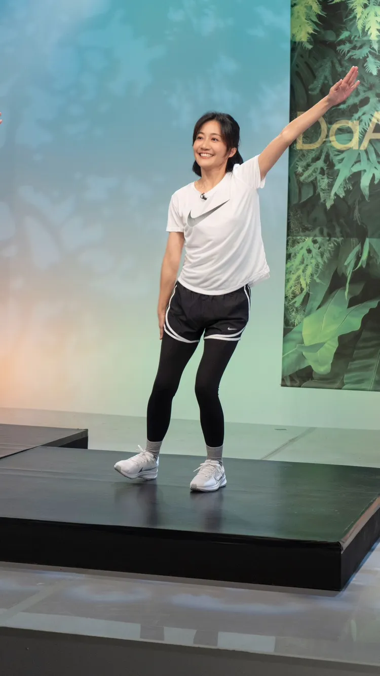 陳婉婷平時喜歡做瑜伽。大愛提供