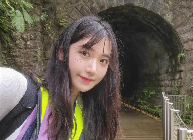 企鵝妹透過環島記錄台。翻攝自企鵝妹IG