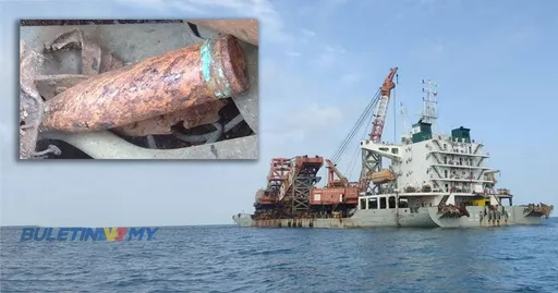 中國船偷撈二戰沉船廢鐵形同「海上盜墓」 馬來西亞出手把船扣押了