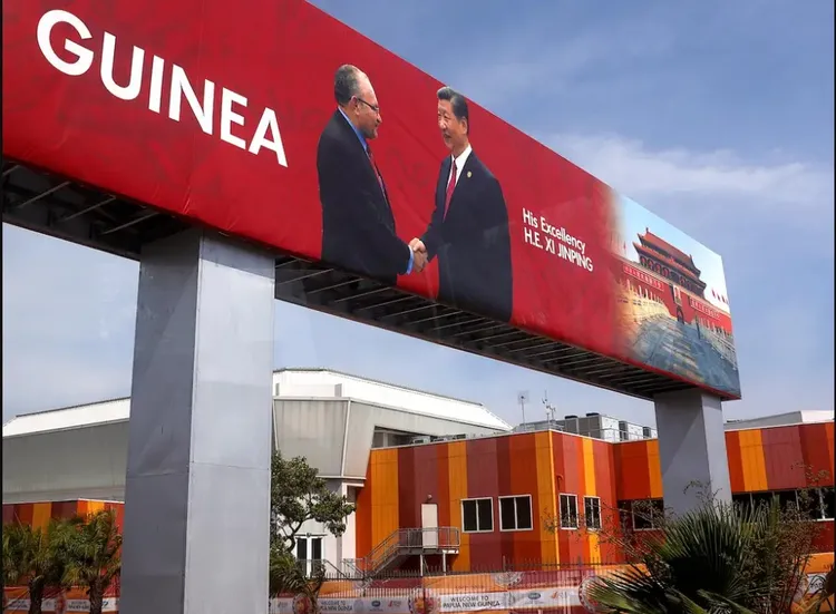 中國協助巴紐建造2018APEC高峰會的會議中心。資料照片