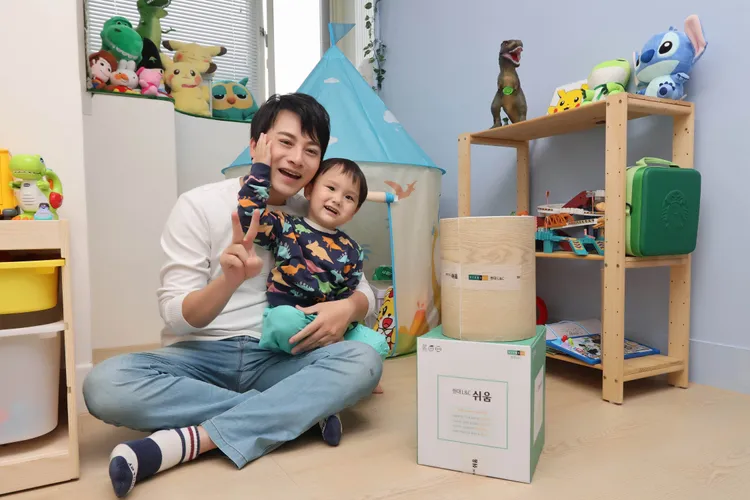 孟澔大讚兒子是他的財神爺為他帶旺事業。90s台北大安門市提供 