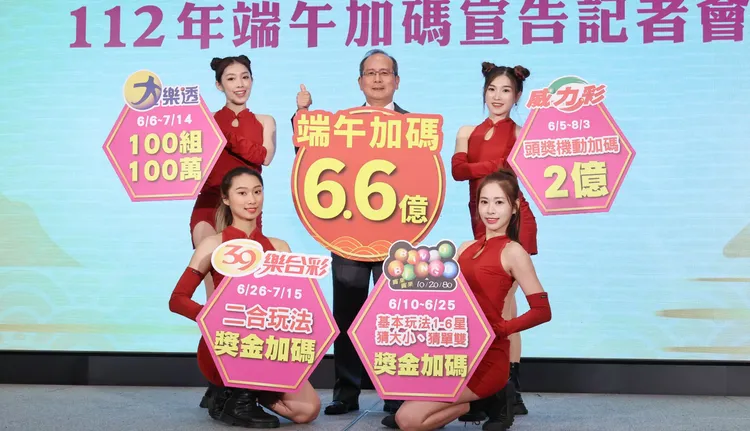 大樂透、威力彩、BINGO BINGO 賓果賓果和39樂合彩均有加碼。莊宗達攝