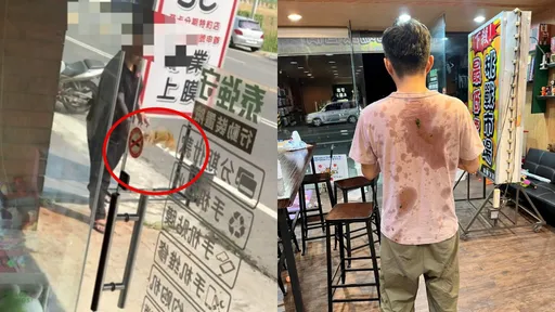 超大杯檳榔汁潑人!通訊行嗆「不爽來輸贏啊」 慘被1星出征這下急了