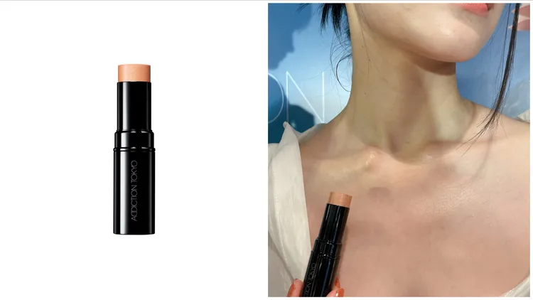 癮亮光采膏也可用於鎖骨打亮，1130元。品牌提供