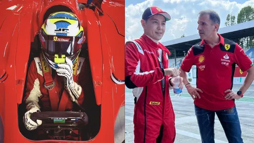 林志穎甩車禍陰影 直奔法拉利賽車殿堂體驗F1