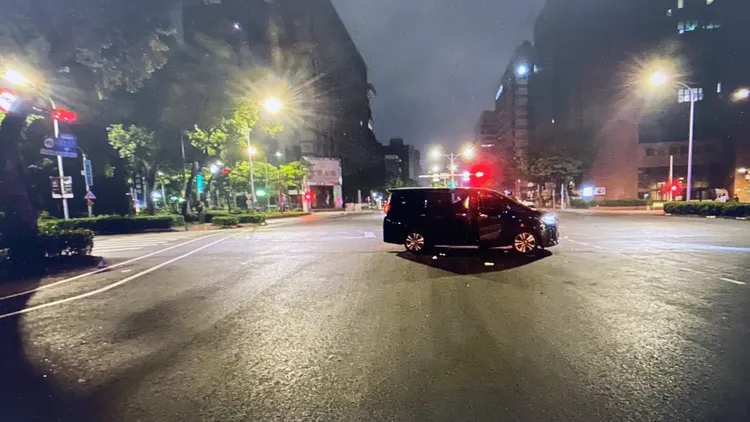 上周肇事現場。翻攝畫面