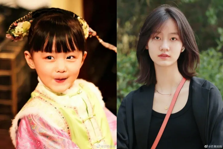 《甄嬛傳》的「溫宜公主」紀姿含長大後，出落得亭亭玉立。翻攝微博
