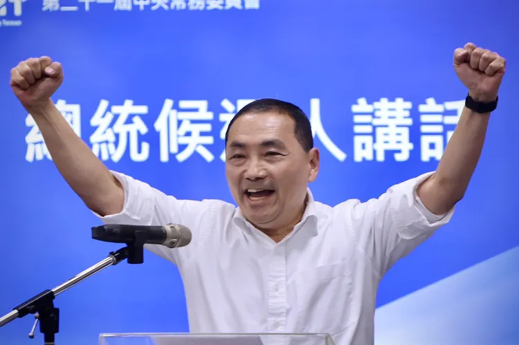 侯友宜今被國民黨徵召參選2024。林林攝