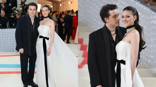 1個眼神就能甜死人 貝克漢長子帶老婆跑趴恨不得黏成「連體嬰」