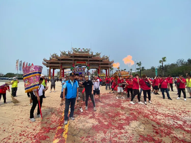 爆發疫情後，進香潮大受影響。廟方提供