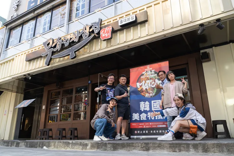 由明星及專家組成的「下酒菜美食特搜隊」已赴韓國找尋經典下酒菜，將選出最具代表性的店家到啤酒節設攤。讀者提供