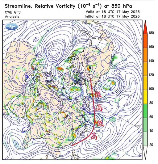 高低壓排隊成列　下雨倒數！鄭明典：以不太直覺方式影響台灣