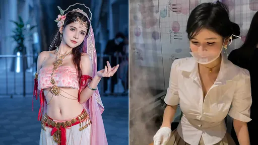 百萬網紅「封山」改行爆乳擺攤 狗頭蘿莉嘴酸民:又沒收你錢好看就完事了