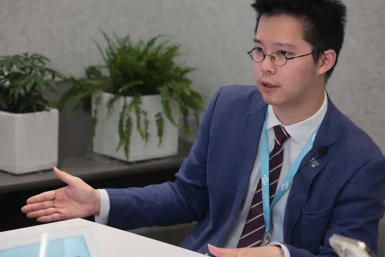 得知唐鳳不應酬，讓趙式隆寬心。彭欣偉攝