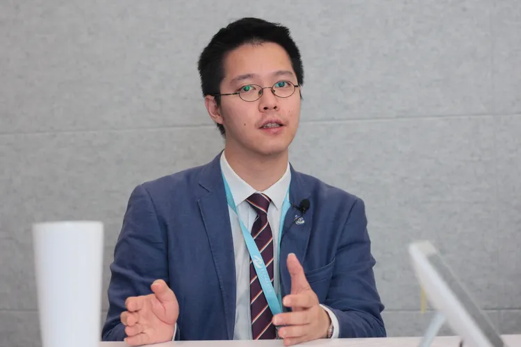 趙式隆和唐鳳變成好友的契機，就是一起做vTaiwan。彭欣偉攝