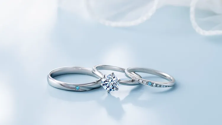 戀人系列結婚對戒。品牌提供