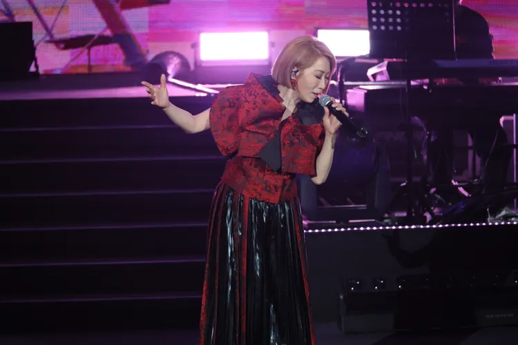 李翊君演唱會好歌一首接一首。鄭孟晃攝