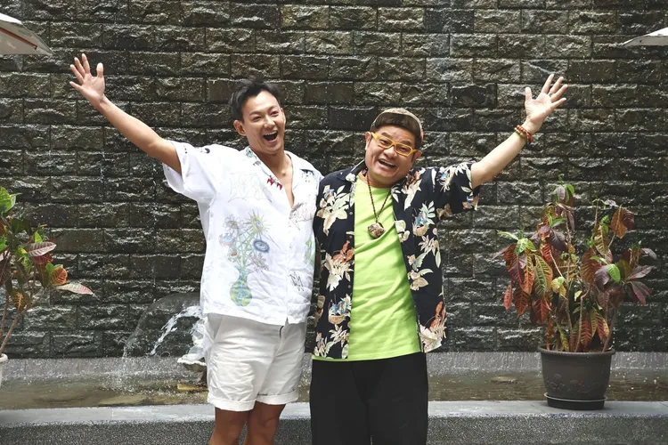 威廉（左）和許效舜很合拍。資料照片