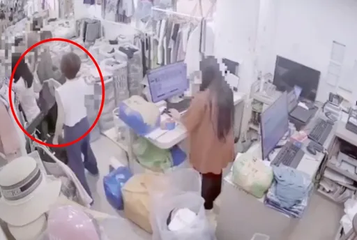 長髮女賊假挑服飾真行竊 「怪手」伸背包偷錢遭店員逮正著
