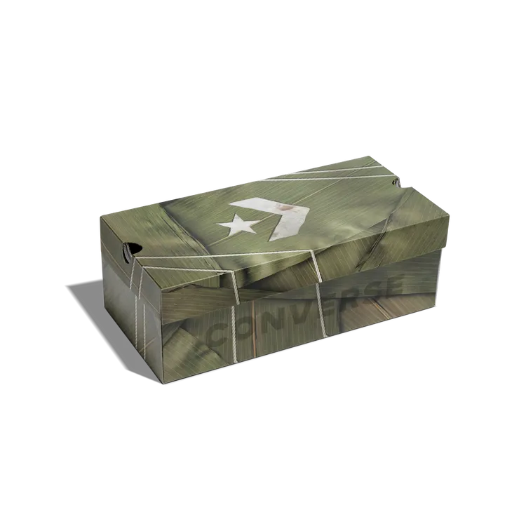 鞋盒還印上了粽葉圖騰，處處充滿驚喜。品牌提供