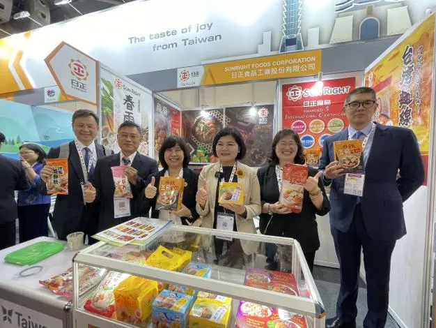 張麗善積極將雲林良品推上國際市場。縣府提供