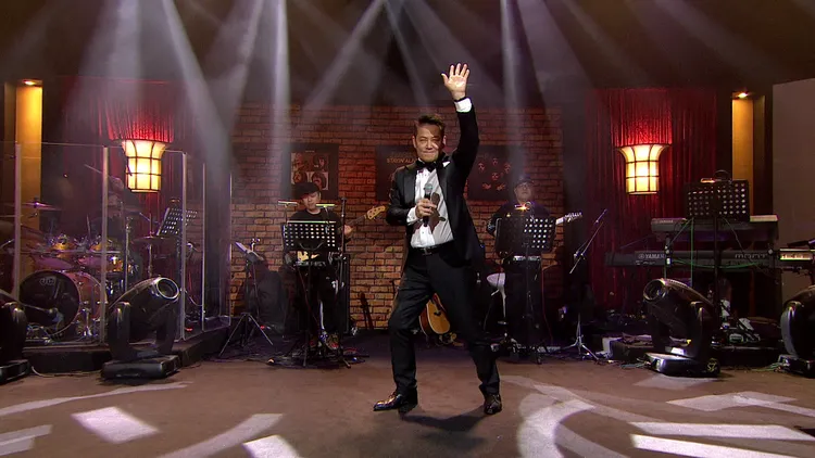 徐乃麟錄影展現好歌喉，載歌載舞難不倒，舞台魅力驚人。年代提供