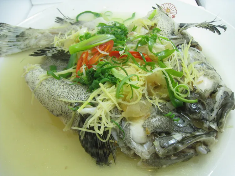 清蒸金錢斑。漁業處提供